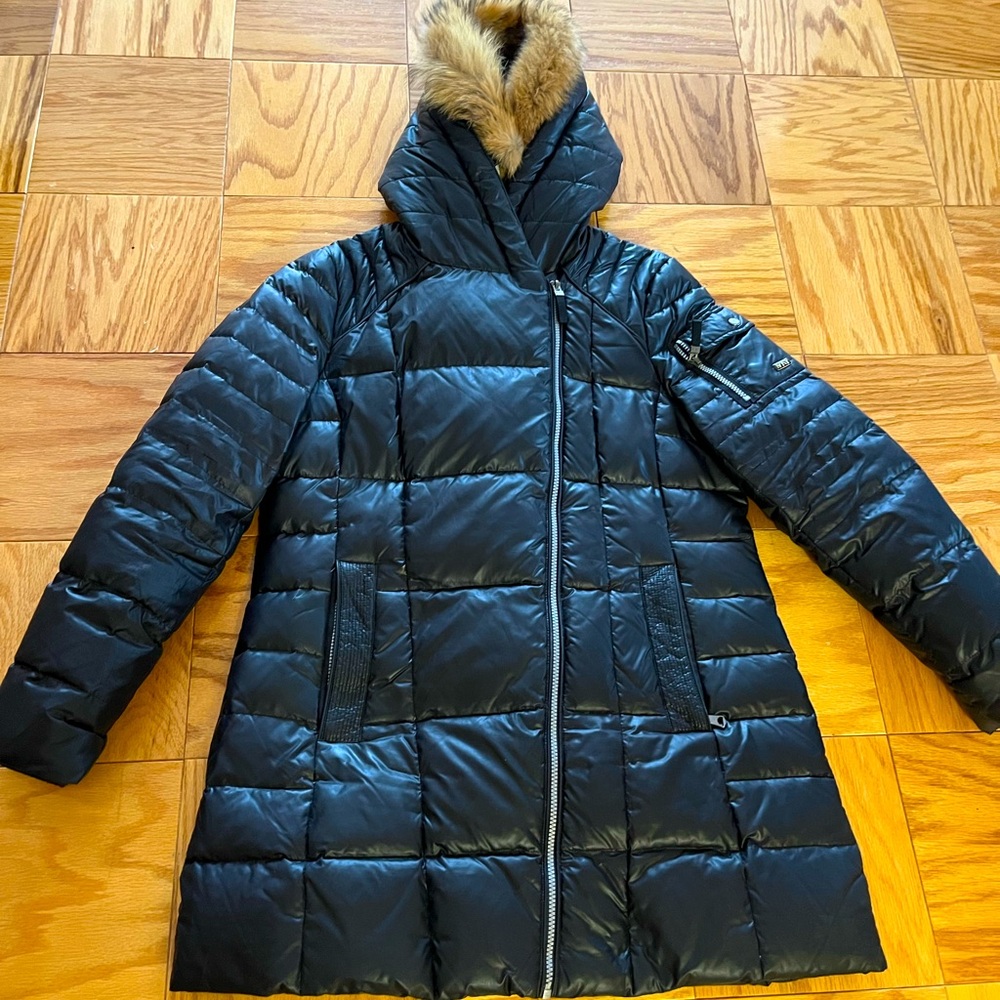 3/4 Real Fur Hood Winter Coat.
